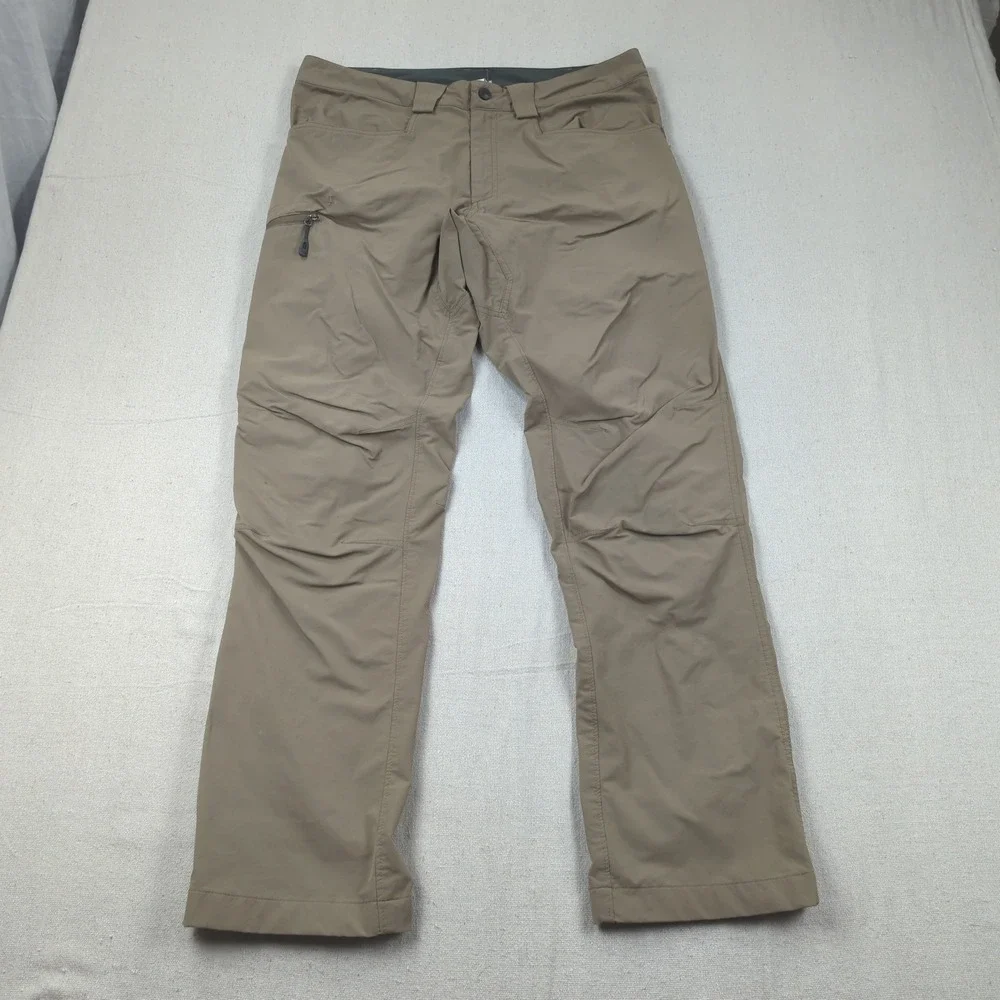 Outdoor Research Pants Mens 34x32 Brown Voodoo Stretch Zip Pocket Hiking